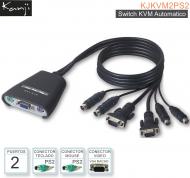 Switch KVM PS2 02 P KANJI KJKVM2PS2 C/CABLES