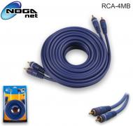 Cable NOGA RCA-4MB AUDIO 2 RCA A 2 RC