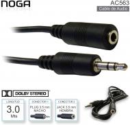 Cable Audio 3.5M - Jack 3.5H 3.0M NOGA AC563