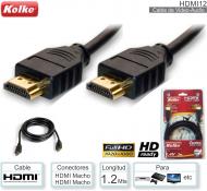 Cable HDMI M - HDMI M v1.4 01.2M KOLKE HDMI012