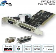 Placa PCI 1 Serie + 1 LPT NOGA KW-222-2N