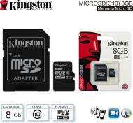 Mem MicroSD C10 08Gb KINGSTON