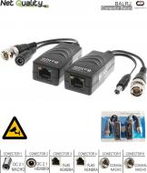 Par de Balunes NETQUALITY BALRJ Vid Ali RJ45