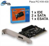 Placa PCI NOGA KW-430 2SATA - 1IDE - 1 ESA