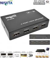 Splitter Video HDMI 4 Sal NISUTA NS-VSH4E FHD