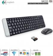 Teclado y Mouse Inalambrico LOGITECH MK220