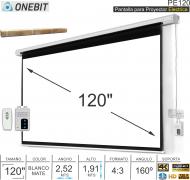 Pantalla Proyector Elec 120P ONEBIT PE120