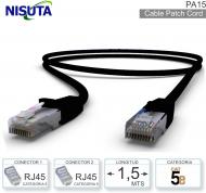 Cable Patch Cord Cat5 01.5 Mts NISUTA PA15