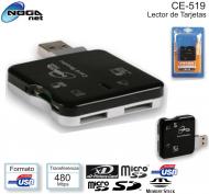 Lector Mem USB NOGA CR-519 (43 EN 1)