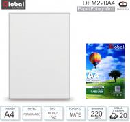 Papel A4 Doble Faz Mate 220G/020H GLOBAL DFM220A4