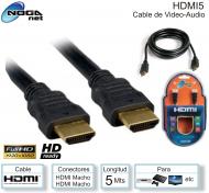 Cable HDMI M - HDMI M v1.4 05.0M NOGA