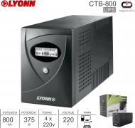 UPS 0800 VA LYONN CTB-800 A C/Cable y Soft