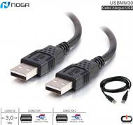 Cable USB M - USB M 03.0M NOGA USBMM30