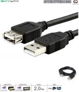 Cable Alargue USB 2.0 M-H 02.0M SKYWAY