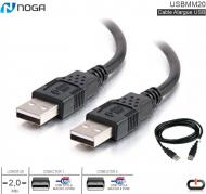 Cable USB M - USB M 02.0M NOGA USBMM20