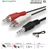 Cable Audio 3.5M - 2 RCA M 2.0M SKYWAY SK-AC27