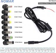 Cable NOMAR NTK01 Cargador Ntbk 8 Plug 1.5M/10w
