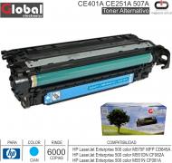 Toner Alt HP CE401A CE251A 507A Cia GLOBAL