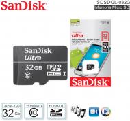 Mem MicroSD C10 32Gb SANDISK SDSQU-NS