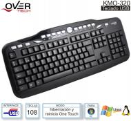 Teclado USB OVERTECH KMO-320