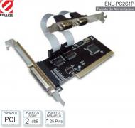 Placa PCI  2 Serie + 1 LPT ENCORE ENL-PC2S1P