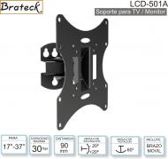 Soporte TV BRATECK LCD-501A 17/37 30K