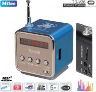 Parlante MILEC TD-V26 USB/FM/SD