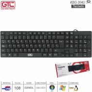 Teclado USB GTC KBG-204