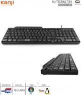 Teclado USB KANJI KJ-TECMULT001