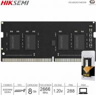 Sodimm DDR4 08Gb 2666 1.20v KINGSTON KVR26S19S8/8