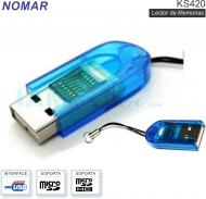 Lector Mem EXT USB NOMAR KS420 MicroSD