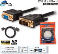 Cable DVI M A VGA H 02.00 Mts NOGANET