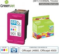 Cart Alt HP 901 CC656AL Tricolor GREENJET 