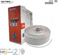 Cable UTP Cat5 Exterior 100M NETMAK NU5E