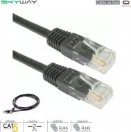 Cable Patch Cord Cat5 02.0 Mts SKYWAY PC2