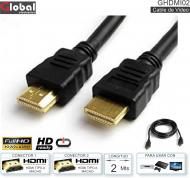 Cable HDMI M - HDMI M v1.4 02.0M GLOBAL GHDMI02