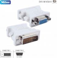 Adaptador DVI-D M - VGA H MILEC DVIHVGAH