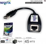 Extensor USB UTP 45 Mts NISUTA NS-CAEXUS45