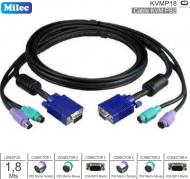 Cable KVM Switch PS2 01.8M MILEC KVMP18