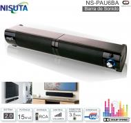 Barra de Sonido NISUTA NS-PAU6BA 2.0 6W