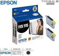 Cart EPSON 115 T115126-AL Neg (2 x 115)