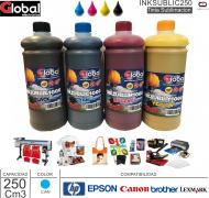 Tinta Sub GLOBAL 0250Ml Cia INKSUBLIC250