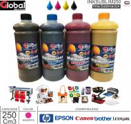 Tinta Sub GLOBAL 0250Ml Mag INKSUBLIM250