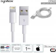 Cable USB M - Lightn 30P M PLEX CPA02 Apple