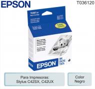 Cart EPSON 036 T036120 Negro p/ C42