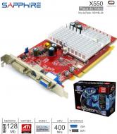 PCI-E ATI 128 Mb SAPPHIRE X550 100118L-04