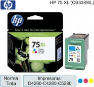 Cart HP 075XL CB338WL Color p/D4260-C4280-C5280