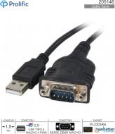 Cable USB M - DB9H Serie PROLIFIC 205146