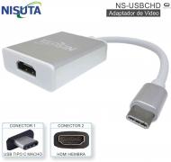 Adaptador USB C M - HDMI H NISUTA NS-USBCHD