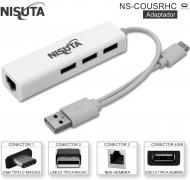 Adaptador USB C M - RED NISUTA NS-COUSRHC